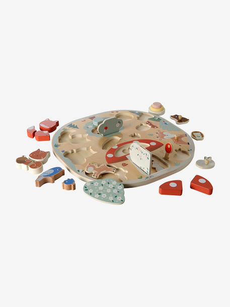 FSC 100% wooden multi-puzzle board by HAPPY FOREST wood 