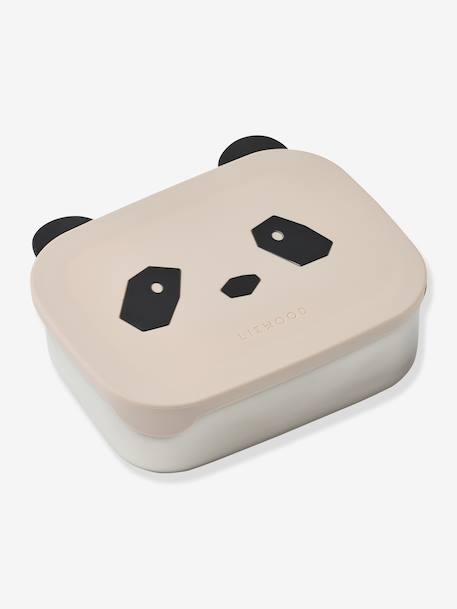 Lunch Box Panda printed white 