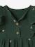 Muslin dress for baby girls green 