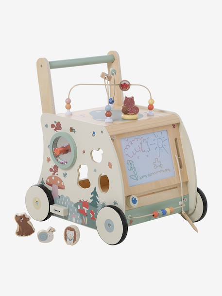 FSC 100% wooden pushchair by HAPPY FOREST wood 