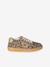 Pair of girls leather trainers beige+brown 
