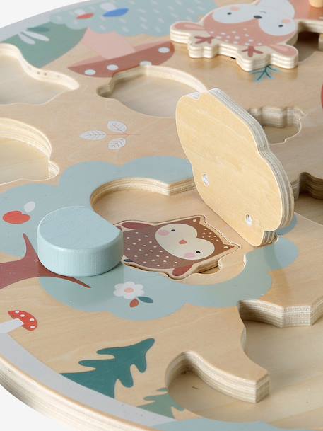 FSC 100% wooden multi-puzzle board by HAPPY FOREST wood 