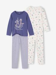 -Pack of 2 long pyjamas for girls
