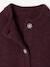 Cardigan with jewel buttons for girls plum 