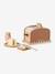 FSC 100% wooden toaster caramel 