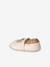 Soft leather baby slippers beige 
