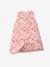 Sleeveless cotton gauze baby sleep bag printed pink 