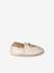 Soft leather baby slippers beige 