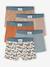 Pack of 5 boxers for boys beige 