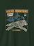 Long-sleeved T-shirt for boys green+navy blue 