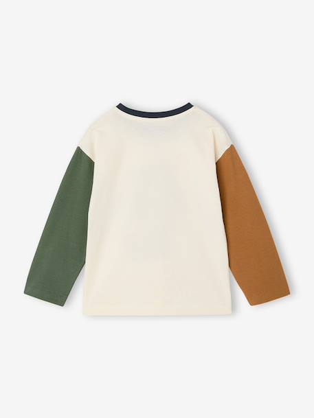 Long-sleeved T-shirt for boys ecru 