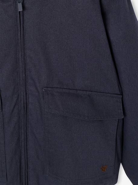 Canvas Jacket, JONEN caramel+slate grey 