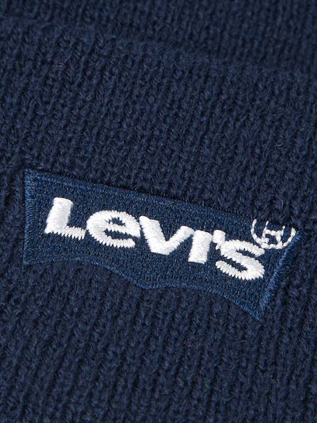 Hat and gloves set LEVI'S navy blue 
