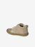 Soft leather lace-up ankle boots for baby's first steps brown+dark brown+fuchsia+golden yellow+rose 