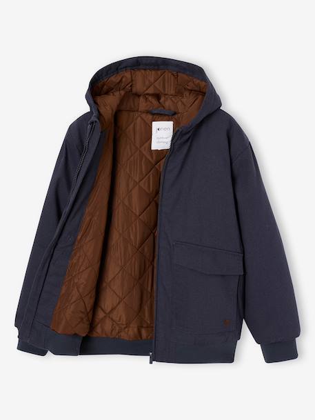 Canvas Jacket, JONEN caramel+slate grey 
