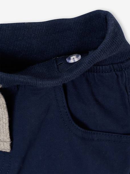 Easy-on jogger trousers for boys caramel+grey blue+navy blue 
