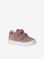 Shoes-Trainers with leather velcro straps for babies