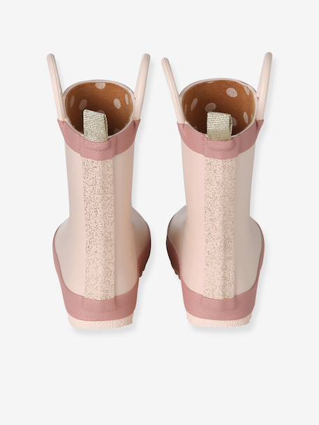 Printed Wellies for Toddlers beige+printed blue 