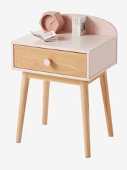 -Bedside Table with Pulls, Confetti Theme