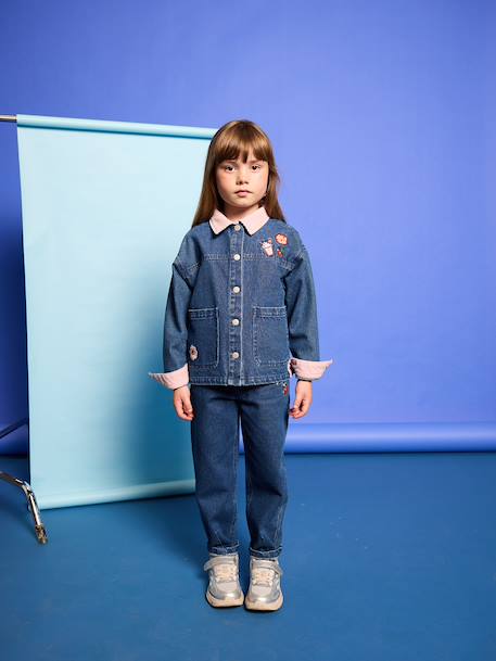Balloon jeans for girls medium blue 