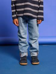 -Straight Leg Jeans with Turn-Ups for Boys