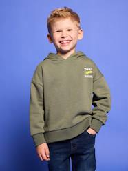 - Hoodie with Motif on Chest for Boys, Basics