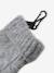Baby hat, snood and mittens set marl grey 