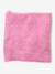 Knitted hat and snood set for girls fuchsia 