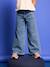 Embroidered Susan wide-leg jeans for girls bleached denim+deep blue+denim blue+medium blue 