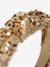 Sequin headband for girls gold 