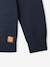 Customisable crew neck sweatshirt for boys navy blue 