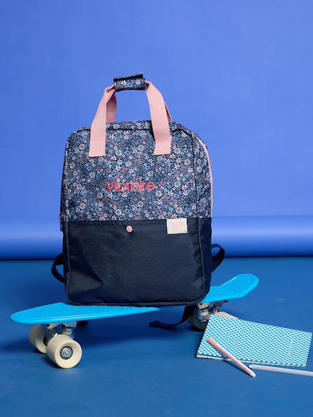 Personalised backpack deep blue 