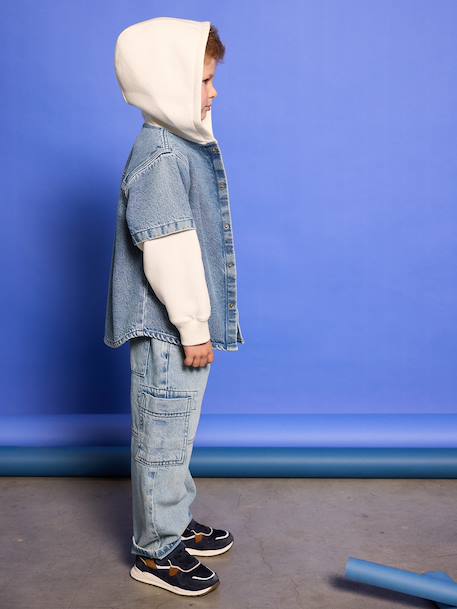 Shirt with Layered Effect for Boys double stone 