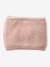 Hat, snood and mitten set for girls sand beige 