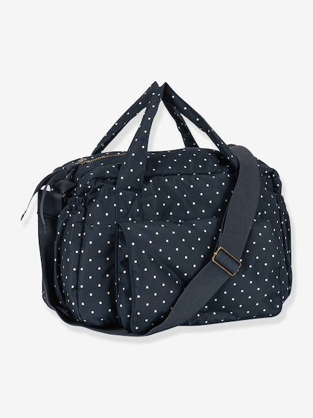 Multi-pocket changing bag KONGES SLOJD blue+brown 
