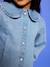 Denim shirt with long sleeves for girls double stone 