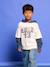 Hooded sweatshirt for boys ecru 