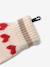 Girls' hat, snood and mittens set ecru 