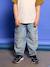 Loose-fit jeans for boys black+double stone 