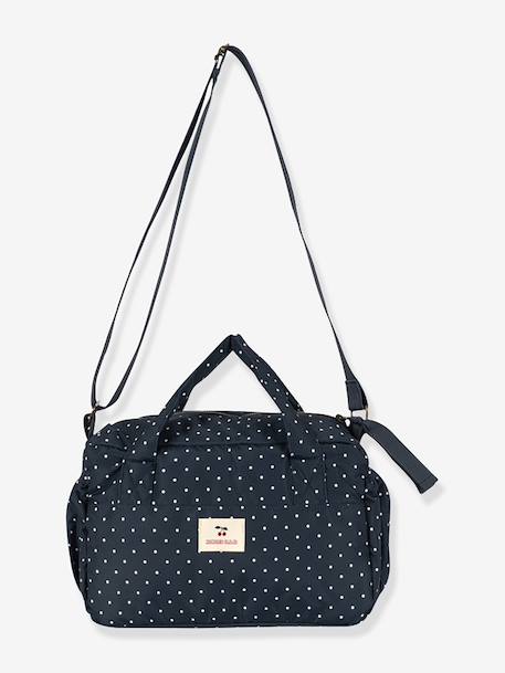 Multi-pocket changing bag KONGES SLOJD blue+brown 