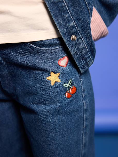 Balloon jeans for girls medium blue 