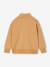 Sweatshirt with trucker collar for boys peacock blue+yellow 