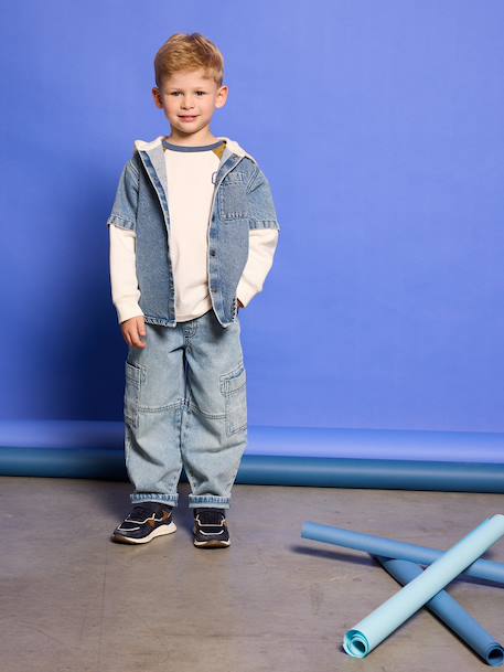 Shirt with Layered Effect for Boys double stone 
