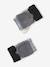 Striped Beanie + Snood + Gloves Set for Boys BLUE DARK TWO COLOR/MULTICOL+grey 