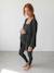 3-Piece Loungewear Set, Maternity & Nursing Special anthracite+Dark Blue 