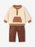 Sweatshirt and trousers set for baby boys cocoa 