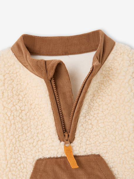 Sweatshirt and trousers set for baby boys cocoa 
