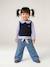 Wide Leg Jeans with Tie Belt, for Babies brut denim+stone 