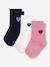 Pack of 3 heart socks PETIT BATEAU multicoloured 