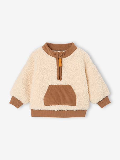Sweatshirt and trousers set for baby boys cocoa 